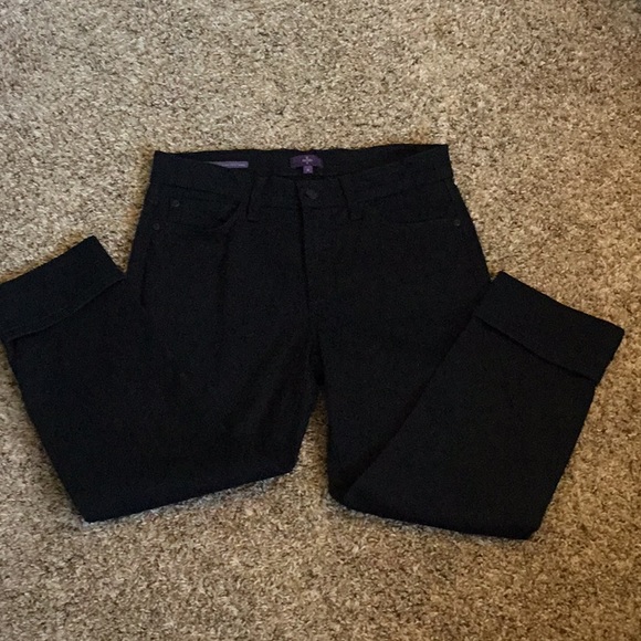 NYDJ Dayla Capri pants Black size 6 - Picture 1 of 6